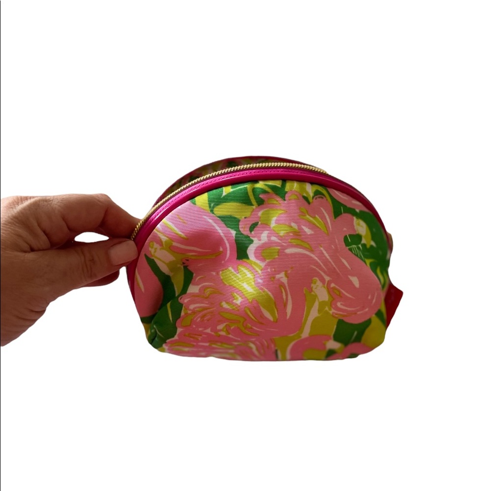Lilly Pulitzer for Target Pink Green Floral Cosmetic Pouch